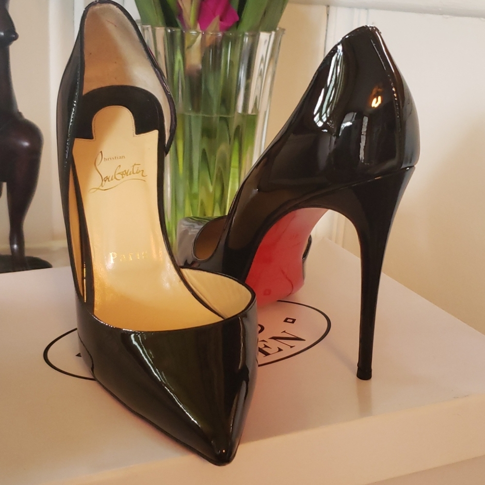 Christian Louboutin Black Patent Leather
